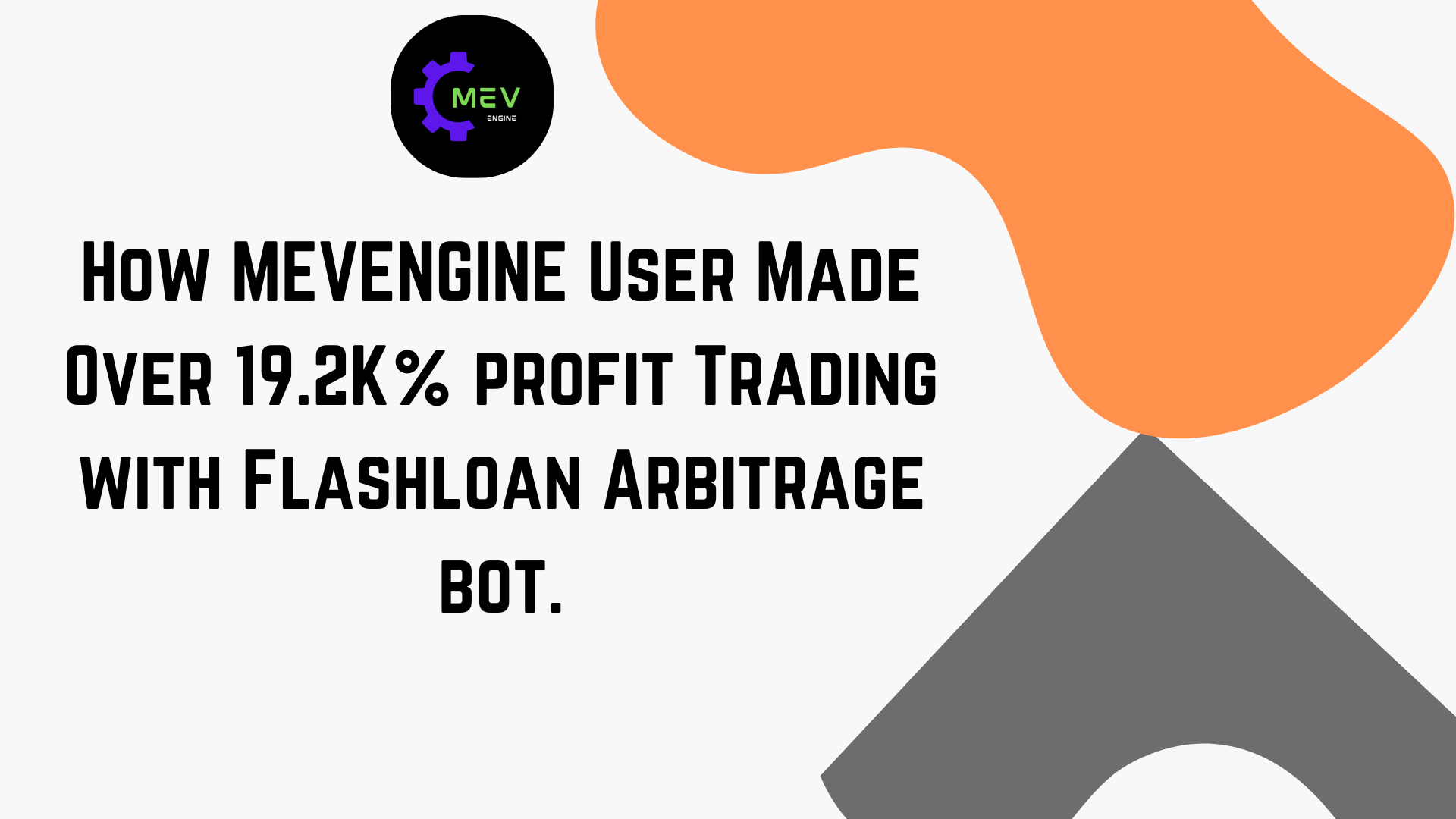 Mevengine User Earns 19,000% Using flashloan